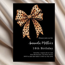 Impressão arco-leopardo-preta