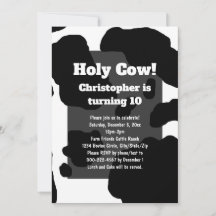 Impressão de Vaca Personalizada