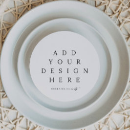 Convite Impressão em Placas Redondas ou Quadradas