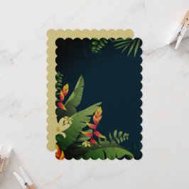 Convite Impressão havaiano