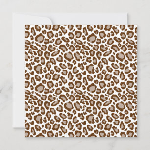 Convite Impressão Leopardo