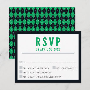 Convite IMPRESSÃO ORDER para Sari - placa de resposta RSVP
