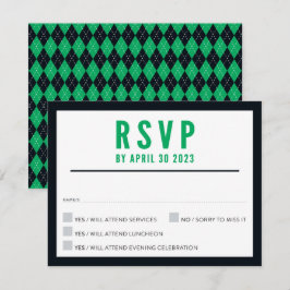 Convite IMPRESSÃO ORDER para Sari - placa de resposta RSVP