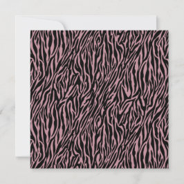 Convite Impressão Zebra Rosa Doce Dezesseis