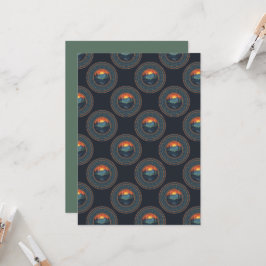 Convite Imprimível Vintage Wilderness Bolinhas Mandala