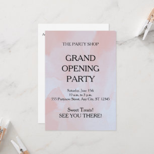 Convite Inauguração de Negócios Outras Celebrações