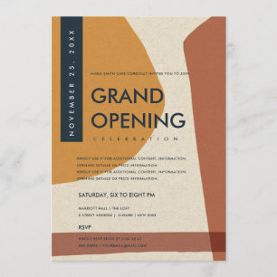 CONVITE INAUGURAÇÃO GRANDIOSA DE ARTE ABSTRATA MODERNA LAR