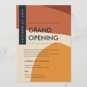 CONVITE INAUGURAÇÃO GRANDIOSA DE ARTE ABSTRATA MODERNA LAR