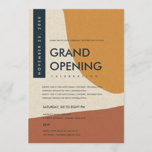 CONVITE INAUGURAÇÃO GRANDIOSA DE ARTE ABSTRATA MODERNA LAR