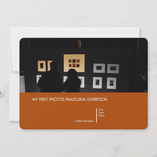 Convite inaugural da exposição (Frente)