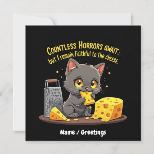 Convite Incontáveis Horrores Esperam, Mas Eu Permaneço Fie