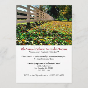 Convite incorporado do evento da conferência de