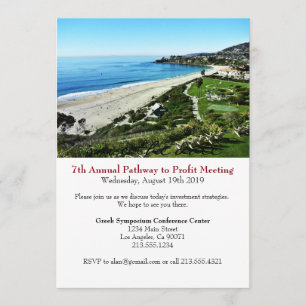 Convite incorporado do evento da conferência de