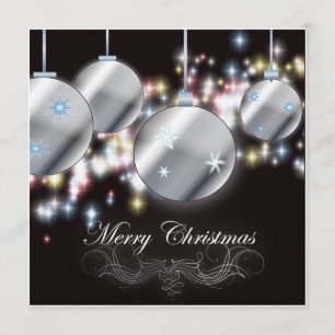 Convite incorporado elegante da festa de Natal