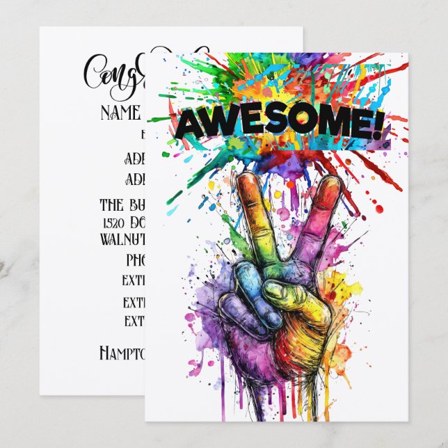 CONVITE INCRÍVEL (Frente/Verso)