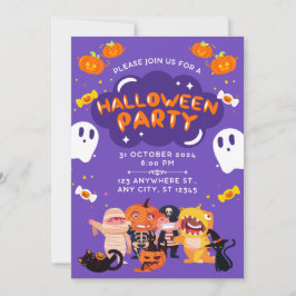 Convite Incrível para Festa de Halloween