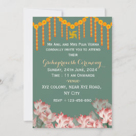 Convite Indian Housewarming Invitations 