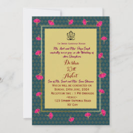 Convite Indian Wedding Invitations