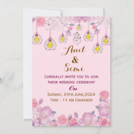 Convite Indian Wedding Invitations