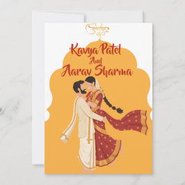 Convite Indian Wedding Invitations for USA