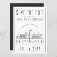 Indianapolis Wedding Skyline Salvar Data