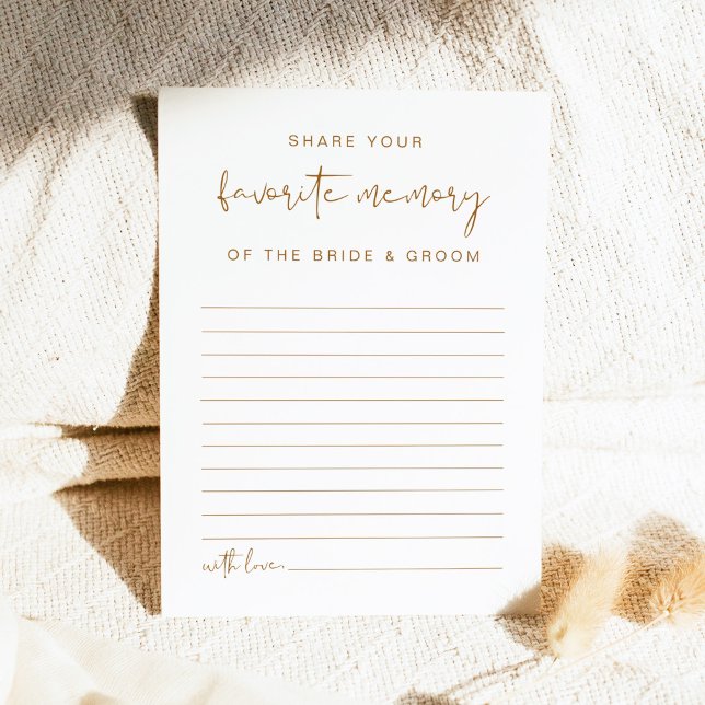 Convite INDIE Bohemian Burnt Orange Favorite Jogo de Memór (Criador carregado)