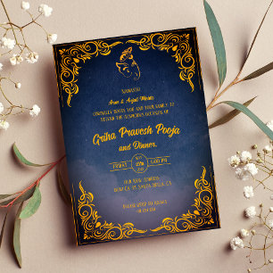 Convite Indígena Hindu Griha Pravesh
