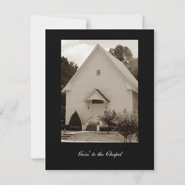 Convite Indo para a Capela (Frente)