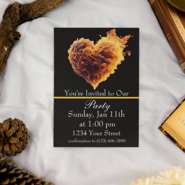 Convite Inferno do Festival de Fogo Fúcil! (Criador carregado)