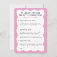 Informações sobre o serviço BAT MITZVAH — cinza ro