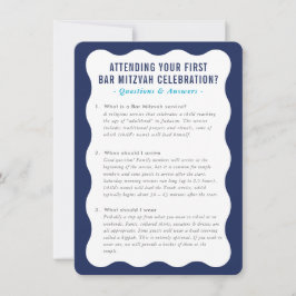 Convite Informações sobre o serviço MITZVAH perguntas e re