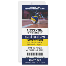 Ingresso de Volei de Aniversário