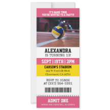 Ingresso de Volei Rosa Festa de Aniversário