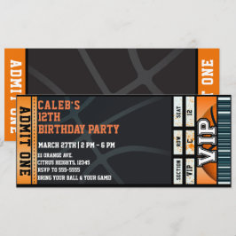 Convite Ingresso para Jogo de Bola VIP Festa de Aniversári