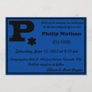 Convite Inicial Grunge P