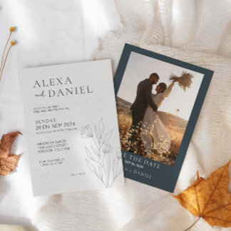 Convite Iniciativas Rustic Elegant Wedding