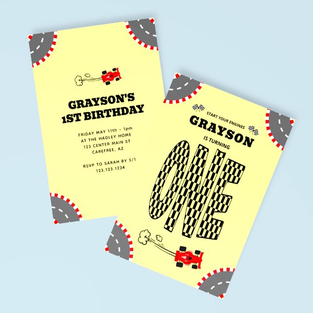 Convite Inicie seu primeiro aniversario de corrida de meca (Criador carregado)