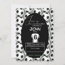 Convite Início rápido da comemoração do 6