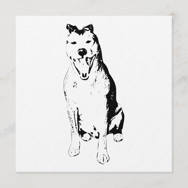 Convite Inkstroke Lively Form (Frente)