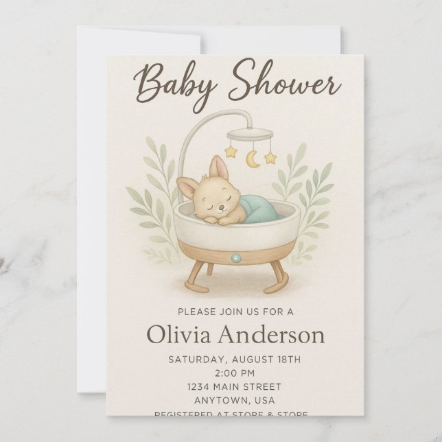 Convite Inovações para bebês (Frente)