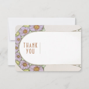 Convite Inserção de casamento Agradecer Arte Novo Vintage 