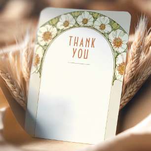 Convite Inserção de Casamento Agradecimento Arte Nova Vint