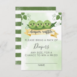 Convite Inserção de três pás em uma placa de Fralda de pod