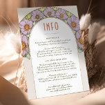 Convite Inserir Casamento INFO Vintage Art Nouveau de Much<br><div class="desc">Cartão INFO de Casamento vintage Art Nouveau de Alphonse Mucha num design floral, romântico e caprichoso. Os florescimentos vitorianos complementam os tipos clássicos de arte deco fonts. Introduza as suas informações personalizadas e está concluído. Se você quiser alterar a design, clique no botão azul "Personalizar". Muito obrigado por considerar a...</div>