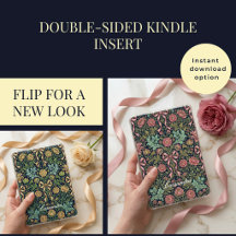 Inserto Coquette Vintage Floral para Kindle em car