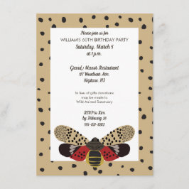 Convite Inseto Lanternfly Personalizado