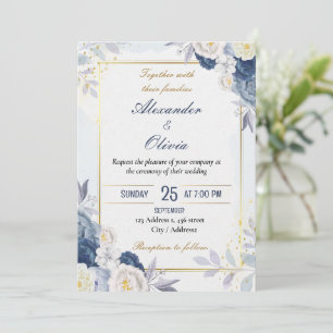 Convite Inspiração para Celebração de Casamento