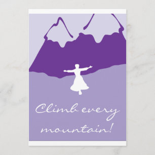 Convite inspirado em The Sound of Music