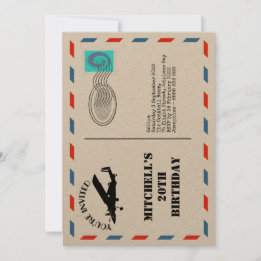 Convite Inspirado em Viagens