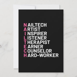 Convite Inspirador de Artista de Unhas